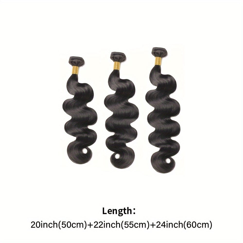 KissICON Black / 20 22 24 Inch KissIcon Brazilian Virgin Hair Extensions - 300G Body