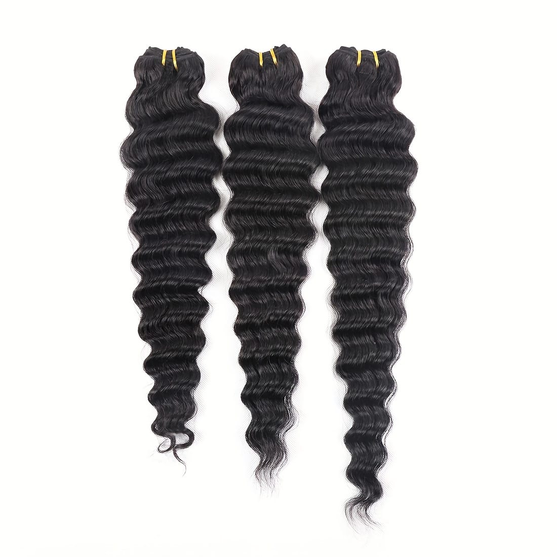 KissICON Black / 20 22 24 KissIcon Deep Wave Hair Bundles - Virgin Weaving