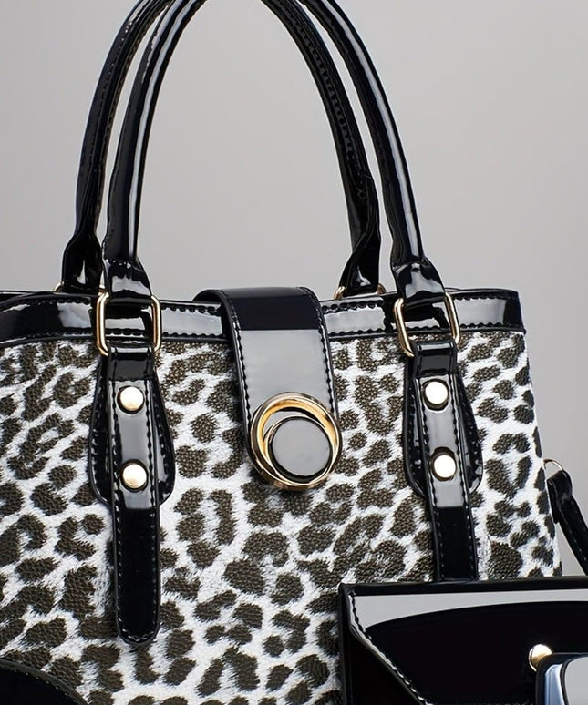 jkthpu-45 Black 2025 New Three-piece Set of Fashionable Casual Handbag, Elegant Crossbody Bag for Women