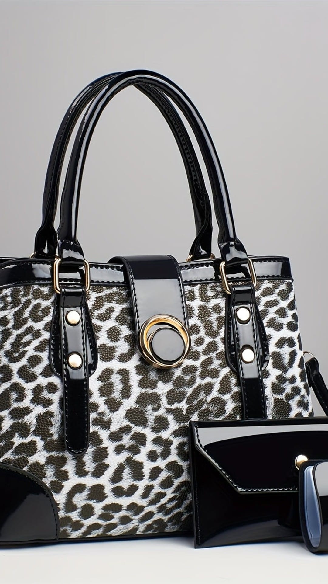 jkthpu-45 Black 2025 New Three-piece Set of Fashionable Casual Handbag, Elegant Crossbody Bag for Women