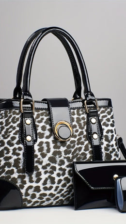 jkthpu-45 Black 2025 New Three-piece Set of Fashionable Casual Handbag, Elegant Crossbody Bag for Women