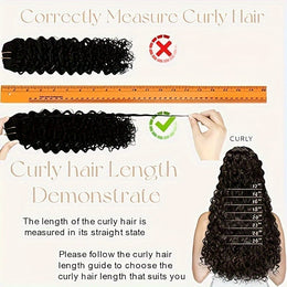 KissICON Black / 20inch KissIcon Black Kinky Curly Clip In Extensions -