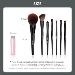 KissICON Black 21pc Black Makeup Brush Set – Complete