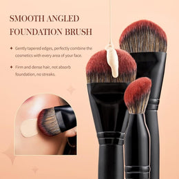 KissICON Black 21piece Vegan Makeup Brush Set – Pro Full Coverage