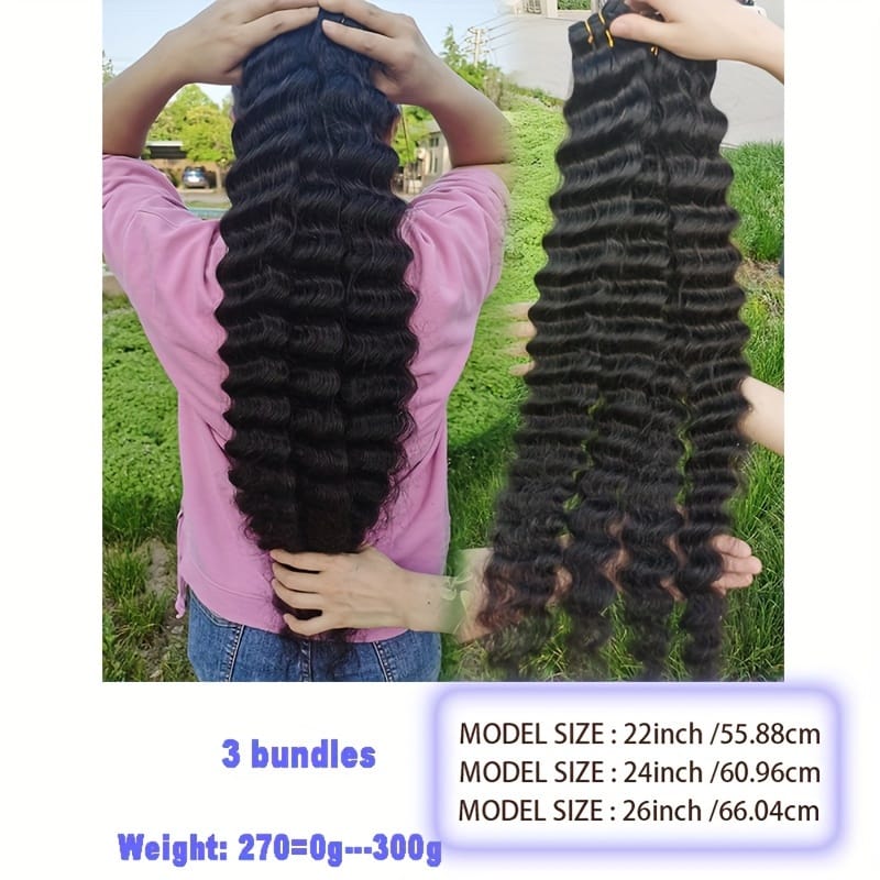 KissICON Black / 22 24 26 KissIcon Arietis Loose Deep Wave Bundles - Color