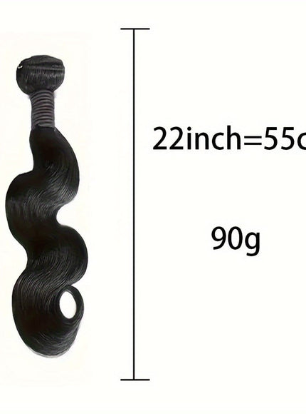 KissICON Black / 22inch KissIcon Body Wave Hair Bundles - Virgin Soft