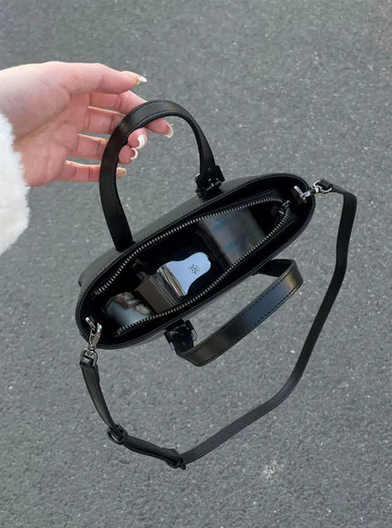 KissICON black / 24.5x14.2x9cm Chic Contemporary Mini Tote – Spring-summer Women's