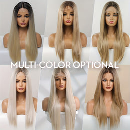 KissICON Black / 28inch Kissicon 28 Inch Ombre Wig Heat