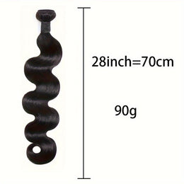 KissICON Black / 28inch KissIcon Body Wave Hair Bundles - Virgin Soft