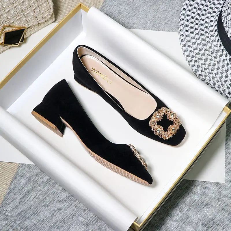 KissICON Black(3.5cm) / 40 Flats Shoes Women's Spring Autumn 2022 New Casual
