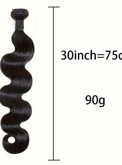 KissICON Black / 30inch KissIcon Body Wave Hair Bundles - Virgin Soft