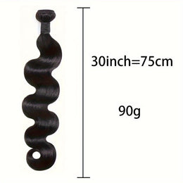 KissICON Black / 30inch KissIcon Body Wave Hair Bundles - Virgin Soft