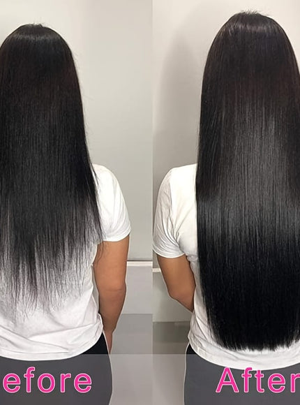 KissICON Black / 32inch KissIcon Virgin Clip In Ext Straight 8Pcs 18Clips