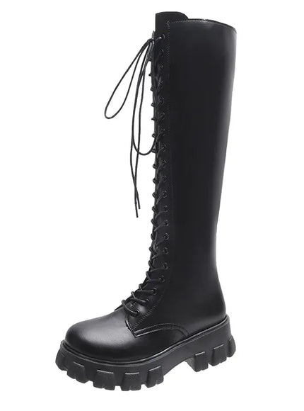 KissICON Black / 35 High Boots for Women 2025 New Women's Boots