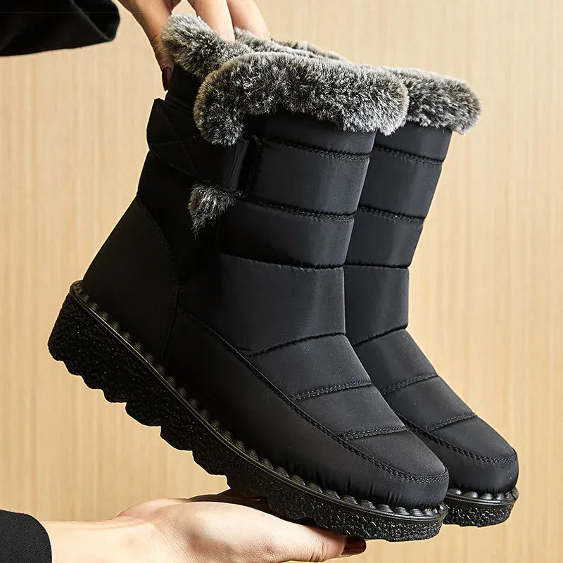 KissICON Black / 36 Women's Boots 2024 Trend Winter Shoes For Woman