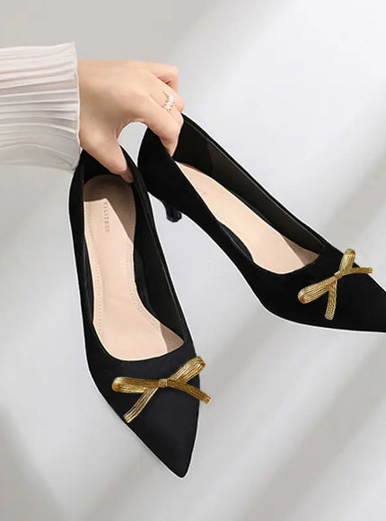 KissICON Black(3cm) 1 / 35 Flat Shoes Women's Spring Autumn New 2023 French