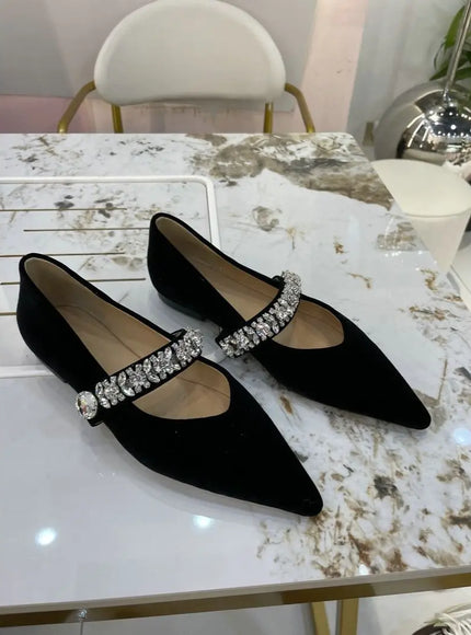 KissICON Black / 40 Flat Shoes Women's 2023 Spring Autumn New Fashion