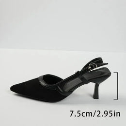 Dropshipman black / 40 Luxury High-quality Women's Sandals Casual Fashion Brand High Heels Comfortable and Elegant 2025 Summer High Heels Women's Shoes