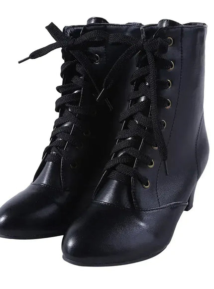 KissICON black / 41 New Fashion Women Low Kitten Heel Ankle Boots
