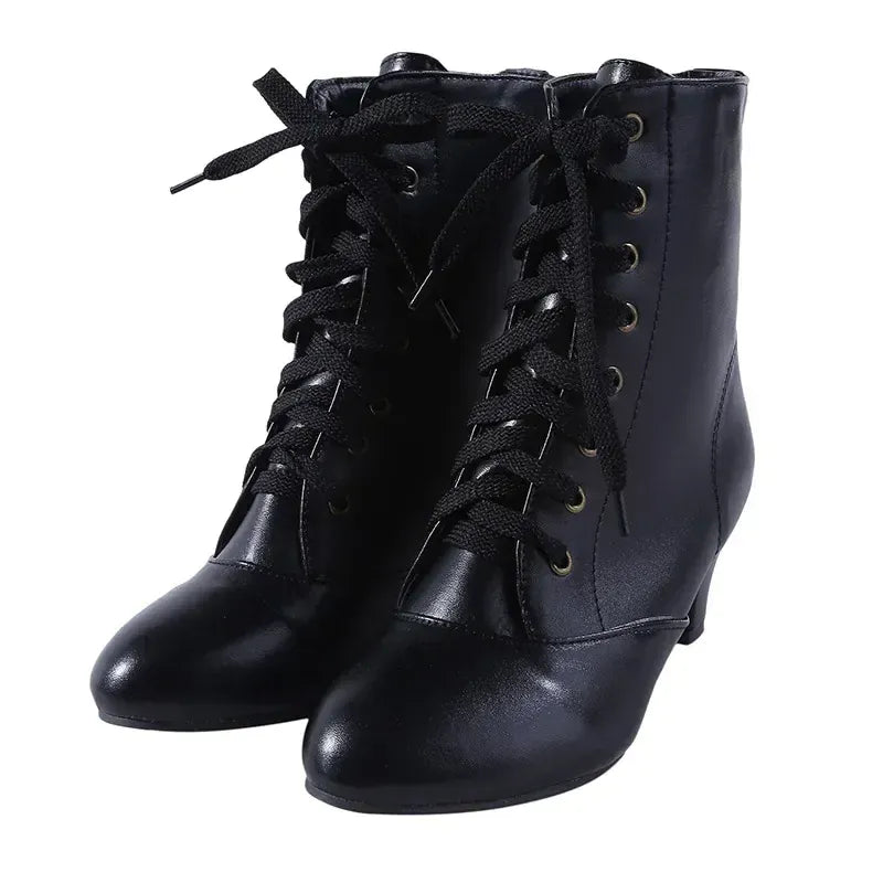 KissICON black / 41 New Fashion Women Low Kitten Heel Ankle Boots