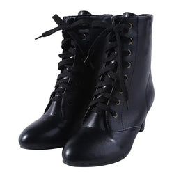 KissICON black / 41 New Fashion Women Low Kitten Heel Ankle Boots