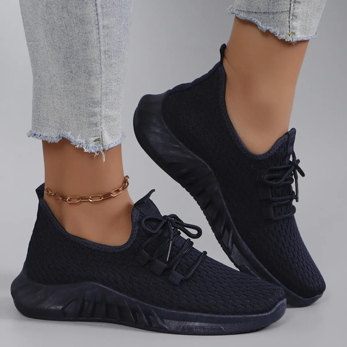 Dropshipman black / 41 Women's summer breathable mesh flat shoes women's shoes casual sports shoes, clearance free shipping