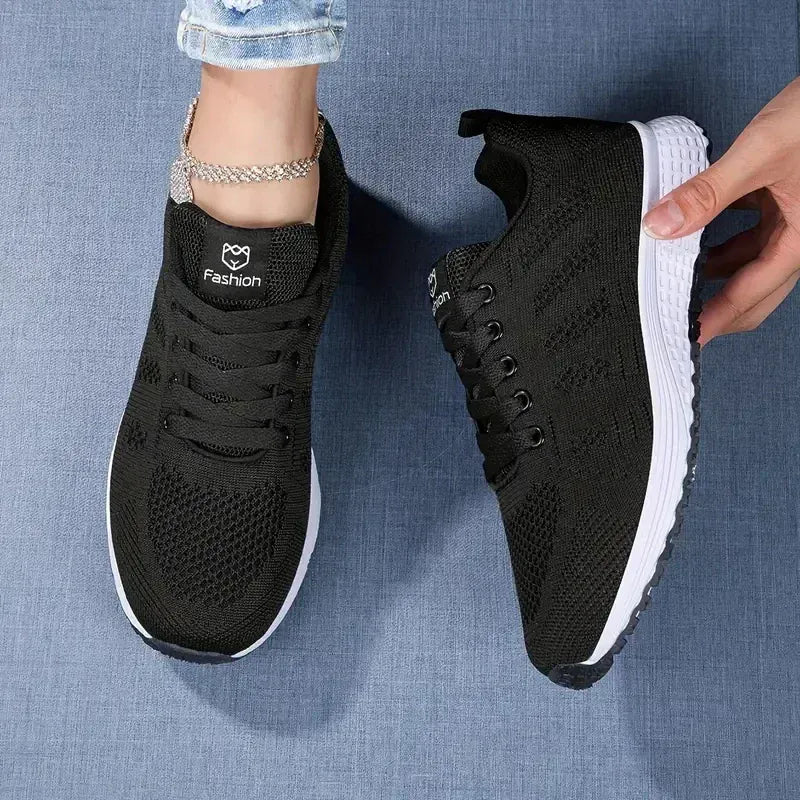KissICON Footwear black / 42 Luxury Breathable Summer Women's Fashion Sneakers