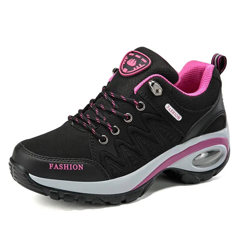 Dropshipman black / 42 Women Sports Shoes Platform Sneakers Fashion Outdoor Hiking  Non-Slip Casual Shoes Low Top Running Shoes Women Footwear