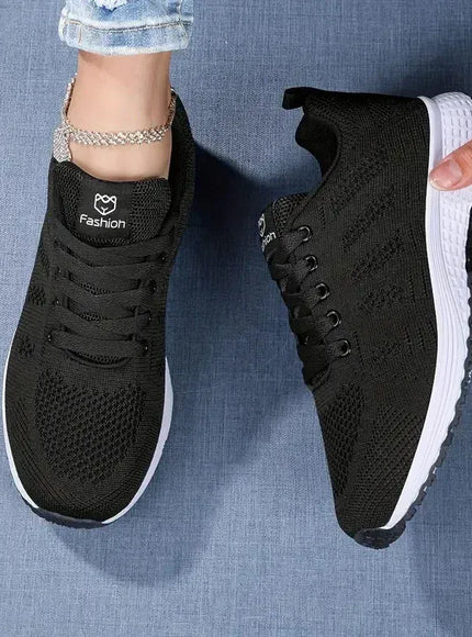 KissICON Footwear black / 44 Luxury Breathable Summer Women's Fashion Sneakers