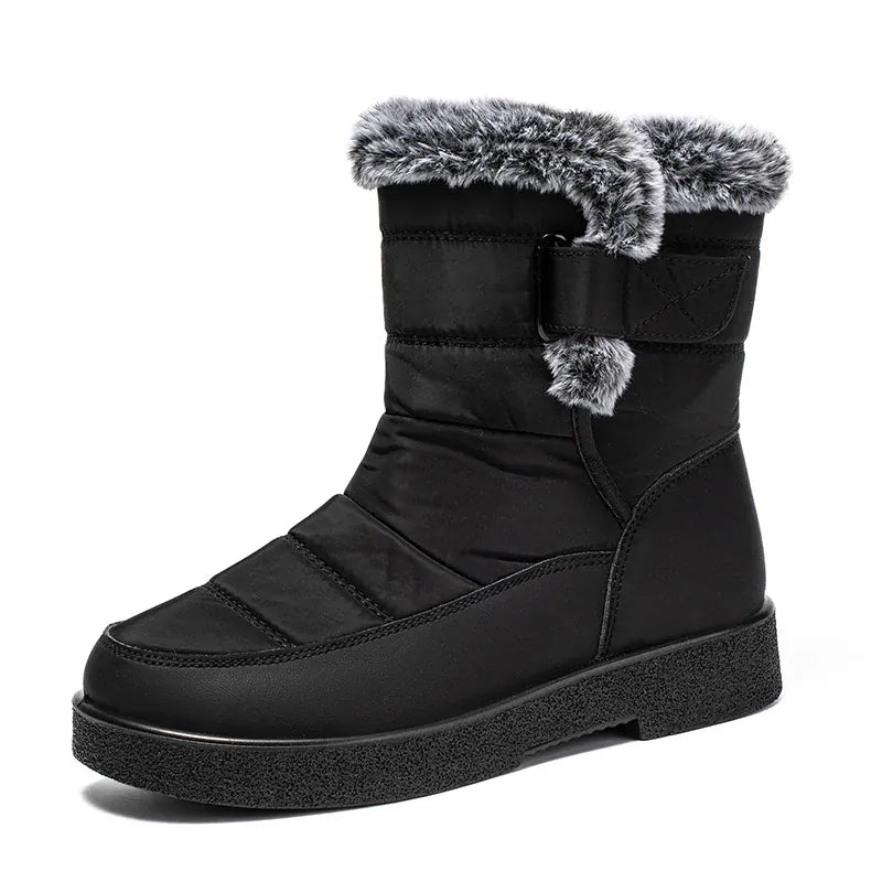 KissICON Black / 44 Women's Boots Snow New Women Shoes Platform Shoes