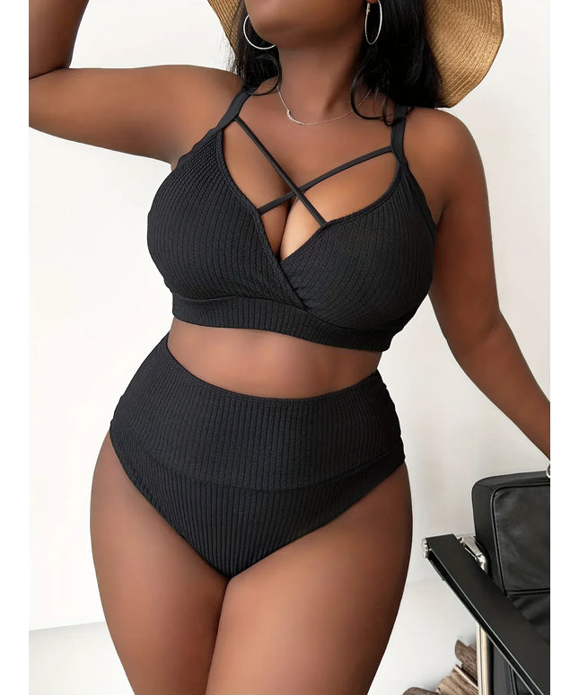 KissICON Black / 4XL Bikinis Set – Curve Waist