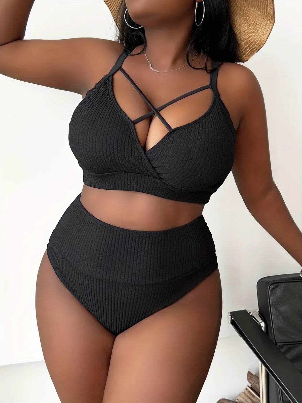 KissICON Black / 4XL Bikinis Set – Curve Waist