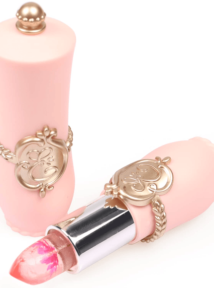 KissICON Black 6 Pcs In One Set KissIcon Jelly Lipstick - Long Lasting Peach Flavor