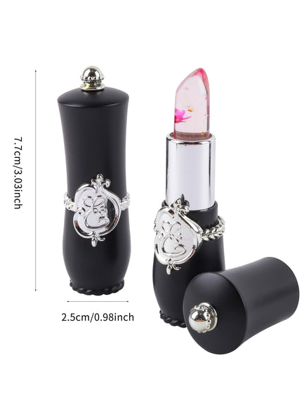 KissICON Black 6 Pcs In One Set KissIcon Jelly Lipstick - Long Lasting Peach Flavor