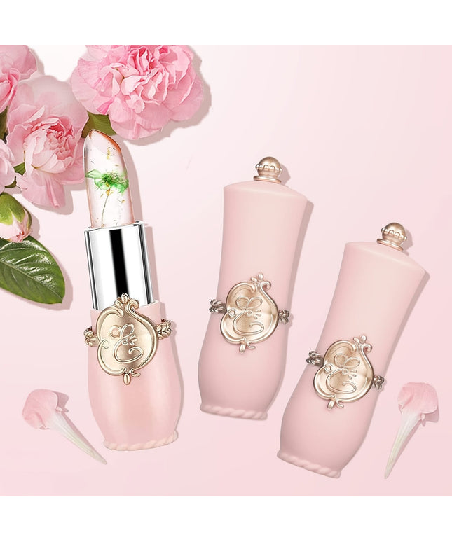 KissICON Black 6 Pcs In One Set KissIcon Jelly Lipstick - Long Lasting Peach Flavor