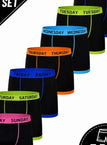 Black (7 Pack) / Small