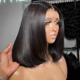 KissICON Black / 8inch Kissicon 13x4 Hd Lace Front Wig
