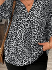 Black And White Leopard Print / UK 16