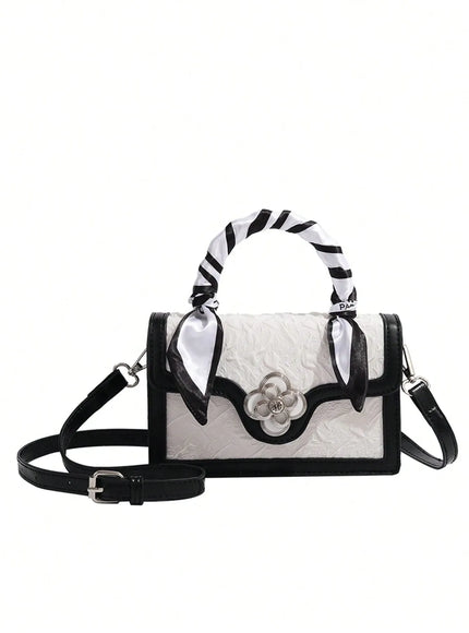 KissICON Black and White Square Mini Unique Multi-match Crossbody – Commuting