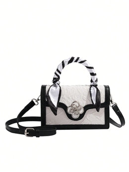 KissICON Black and White Square Mini Unique Multi-match Crossbody – Commuting