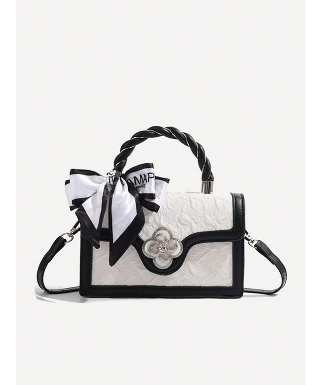 KissICON Black and White Square Mini Unique Multi-match Crossbody – Commuting