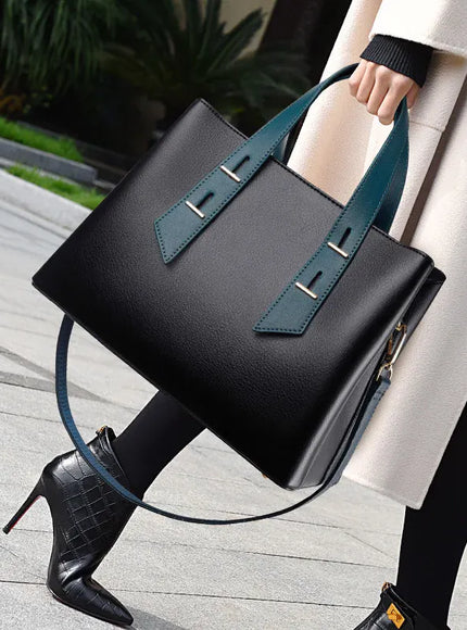 KissICON Black big 2ndr Brand Drop Shipping Designer Blank Tote – Zipper Hand