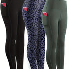 Black/blue Leopard Print/green