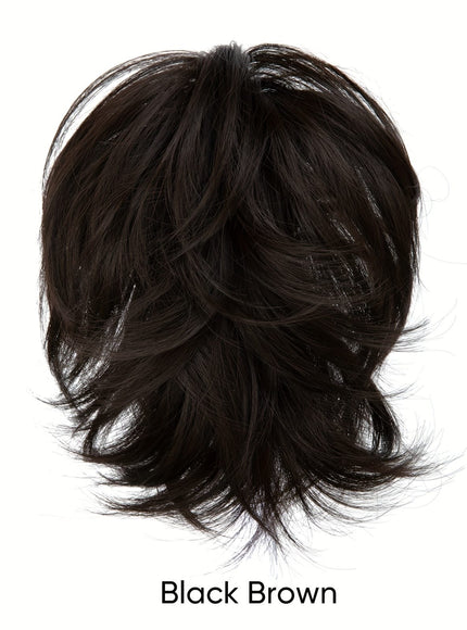 KissICON Black Brown / 8inch KissIcon Claw Clip Bun Hair Extensions - Bendable