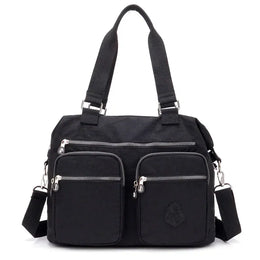 KissICON black / CHINA Women's Top-handle Big Handbag – Nylon Bags Waterproof