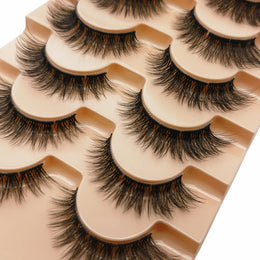 KissICON BLACK / D / 0.07mm|12mm 💋 Natural 3D Curly False Eyelashes - Effortless