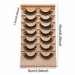 KissICON BLACK / D / 0.07mm|12mm 💋 Natural 3D Curly False Eyelashes - Effortless