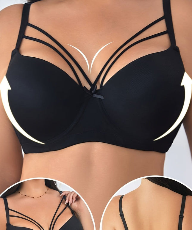 KissICON Black / EU 85C Women's Curve Bras – Underwire Full Coverage