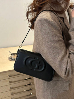 KissICON Black Fashionable Shoulder Strap Camera Diagonal Cross Christmas