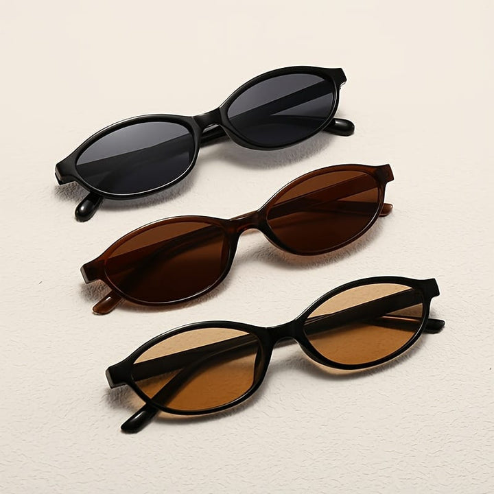 3Pc Thin Rim FullFrame Glasses Trendy Minimalist Style